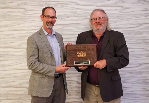 Dr. Alan Schlegal & Tim Award 1